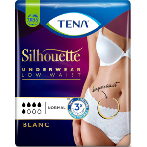 TENA Silhouette Blanc Cueca Cintura Baixa Mulher Normal Tam. M 12 Unid. TENA Silhouette Blanc Cueca Cintura Baixa Mulher Normal Tam. M 12 Unid.
