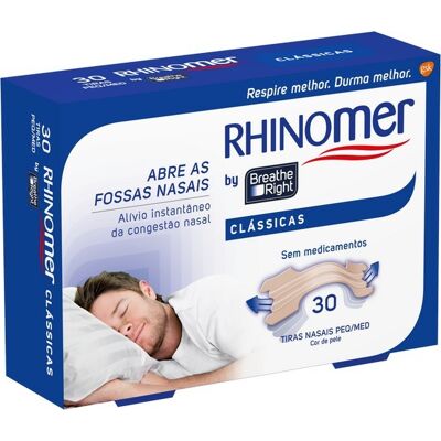 Breathe Right BREATHE RIGHT Pequenos Tirantes Nasais 30U - Tirantes Nasais Breathe Right BREATHE RIGHT Pequenos Tirantes Nasais 30U - Tirantes Nasais