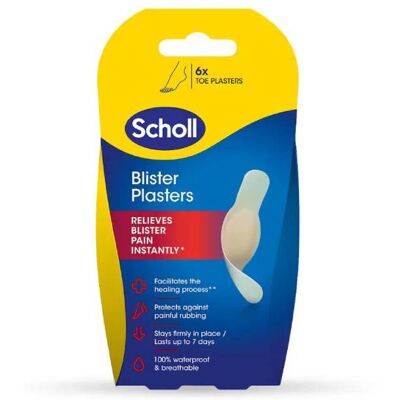 Scholl Pensos Grandes para Bolhas Pequenas/Dedos 6 Uni. Scholl Pensos Grandes para Bolhas Pequenas/Dedos 6 Uni.