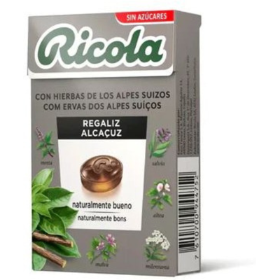 Ricola Rebuçados Alcaçuz 50g Sem Açúcar Alívio Garganta Ricola Rebuçados Alcaçuz 50g Sem Açúcar Alívio Garganta