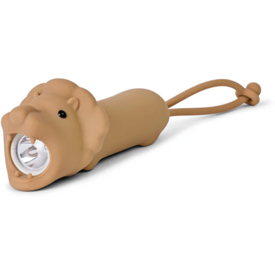 Saro Lanterna Infantil Silicone Leão Luz LED Ajustável, Recarregável USB, Com Alça Saro Lanterna Infantil Silicone Leão Luz LED Ajustável, Recarregável USB, Com Alça
