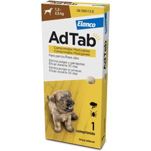 Novavet AdTab Cão 56.25mg 1,3-2,5kg - Comprimidos antiparasitários Novavet AdTab Cão 56.25mg 1,3-2,5kg - Comprimidos antiparasitários