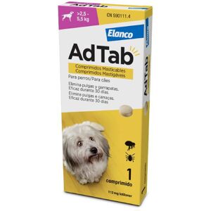 Novavet AdTab Cão 112,5mg 2,5-5,5kg Comprimido Mastigável - Tratamento antiparasitário Novavet AdTab Cão 112,5mg 2,5-5,5kg Comprimido Mastigável - Tratamento antiparasitário