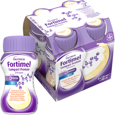Nutricia Fortimel Modelo Compact Pêssego-Manga - Suplemento Nutricional Nutricia Fortimel Modelo Compact Pêssego-Manga - Suplemento Nutricional