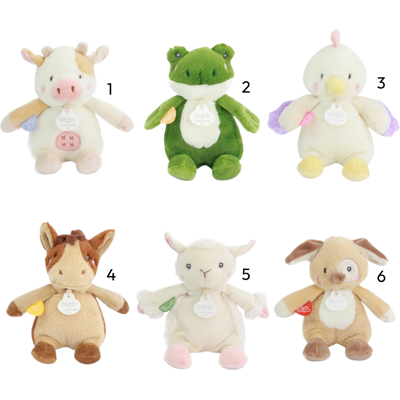 Doudou et Compagnie Peluche Animais da Quinta com Som 17 cm Doudou et Compagnie Peluche Animais da Quinta com Som 17 cm