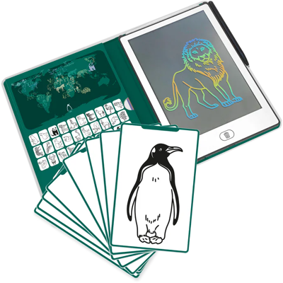 KIDYWOLF Kidydraw mini tablet de desenho - Animais do mundo KIDYWOLF Kidydraw mini tablet de desenho - Animais do mundo