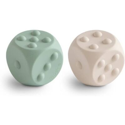 Mushie Brinquedo Dados Cambridge Blue e Shiftinf Toy +10M Mushie Brinquedo Dados Cambridge Blue e Shiftinf Toy +10M