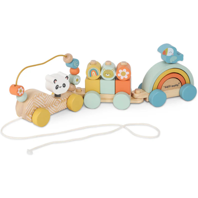 Saro Comboio Madeira Multiatividades Wild Party +12M Brinquedo Educativo FSC Criança Saro Comboio Madeira Multiatividades Wild Party +12M Brinquedo Educativo FSC Criança