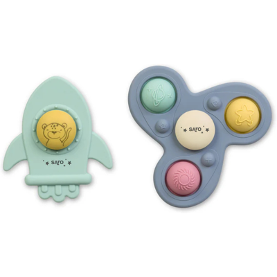 Saro Spinners Galaxy Sensoriais Bebé com Ventosa Brinquedo Giratório, Coordenação e Estimulação Sensorial, Banho e Viagem Saro Spinners Galaxy Sensoriais Bebé com Ventosa Brinquedo Giratório, Coordenação e Estimulação Sensorial, Banho e Viagem