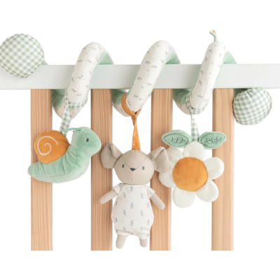 Saro Espiral de Atividades para Bebé Spring Cottage Brinquedo Sensorial para Carrinho e Berço Saro Espiral de Atividades para Bebé Spring Cottage Brinquedo Sensorial para Carrinho e Berço