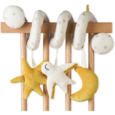 Saro Espiral com Roca Fly Free - Brinquedo Espiral para Carrinho e Berço com Sons Saro Espiral com Roca Fly Free - Brinquedo Espiral para Carrinho e Berço com Sons