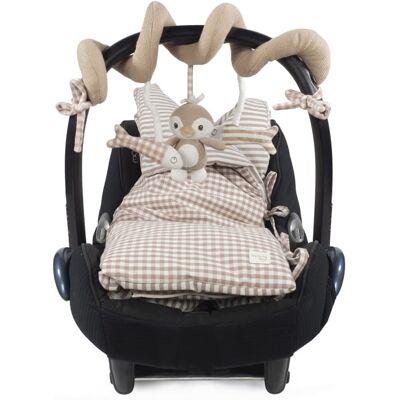 Walking Mum Espiral Didática Pinguim Praliné Moka Brinquedo Sensorial Bebé 0+ Walking Mum Espiral Didática Pinguim Praliné Moka Brinquedo Sensorial Bebé 0+