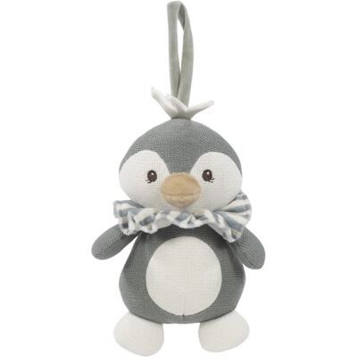 Walking Mum Pinguim Musical Praliné Matcha Peluche Musical Bebé 0+ Walking Mum Pinguim Musical Praliné Matcha Peluche Musical Bebé 0+
