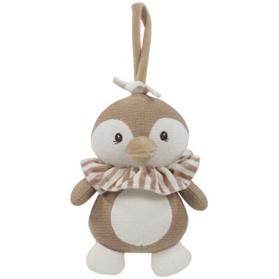 Walking Mum Pinguim Musical Praliné Moka Peluche Musical Bebé 0+ Walking Mum Pinguim Musical Praliné Moka Peluche Musical Bebé 0+