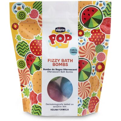 Chicco Pop Bombas Banho Efervescentes Pack 3 Pele Sensível +3A Chicco Pop Bombas Banho Efervescentes Pack 3 Pele Sensível +3A