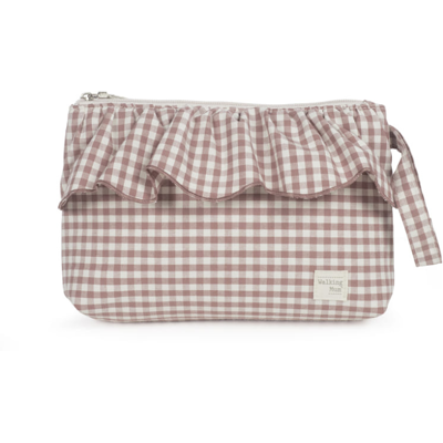 Walking Mum Necessaire Praliné Vichy Moka 26cm Ideal para organizar produtos de higiene Walking Mum Necessaire Praliné Vichy Moka 26cm Ideal para organizar produtos de higiene
