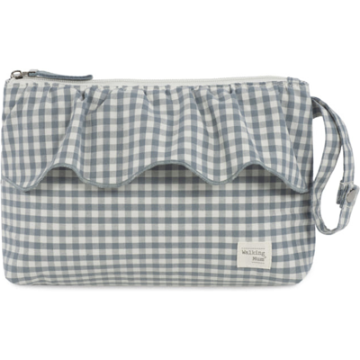 Walking Mum Necessaire Praliné Vichy Matcha 26cm Ideal para organizar produtos de higiene Walking Mum Necessaire Praliné Vichy Matcha 26cm Ideal para organizar produtos de higiene