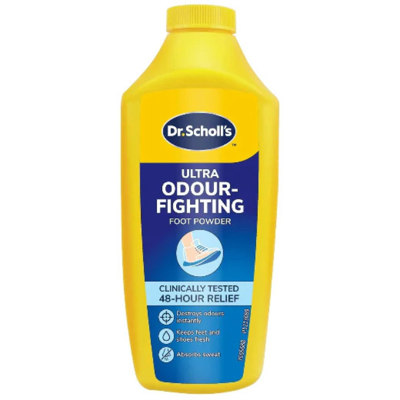 Scholl Pó para Pés Maus Odores 48H 85g Antitranspirante Scholl Pó para Pés Maus Odores 48H 85g Antitranspirante