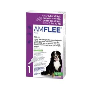 Amflee 402 mg - Para cães com mais de 40Kg - 1 pipeta