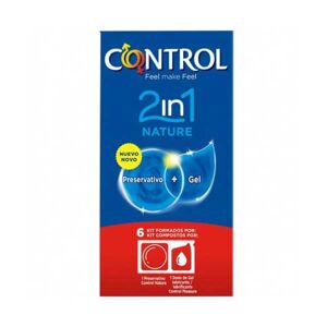 CONTROL Preservativos Nature 2in1 + Gel Lubrificante
