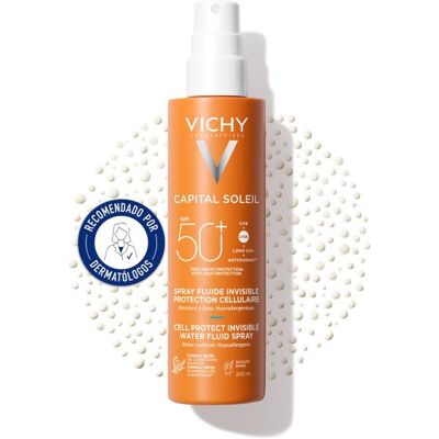 Vichy Capital Soleil Spray de Proteção Solar SPF 50 - Protetor solar Vichy Capital Soleil Spray de Proteção Solar SPF 50 - Protetor solar