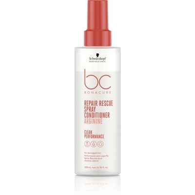 Condicionador em spray Schwarzkopf BC Repair Rescue com Arginina - Reparação de cabelo danificado Condicionador em spray Schwarzkopf BC Repair Rescue com Arginina - Reparação de cabelo danificado