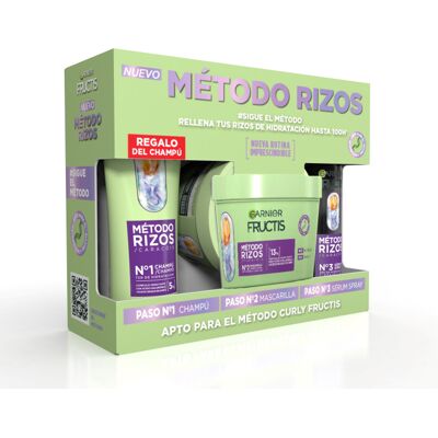 Coffret Garnier Fructis Método Caracóis Champô + Sérum + Máscara Coffret Garnier Fructis Método Caracóis Champô + Sérum + Máscara