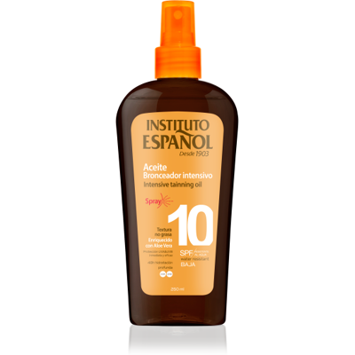 Instituto Español - Aceite Bronceador Intensivo SPF10 - Sun protection oil Instituto Español - Aceite Bronceador Intensivo SPF10 - Sun protection oil