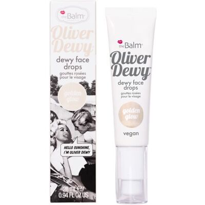 theBalm Oliver Dewy Face Drops - Iluminador para o rosto, Golden Glow theBalm Oliver Dewy Face Drops - Iluminador para o rosto, Golden Glow