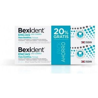 Creme dental para gengivas sensíveis Isdin Bexident - Cuidado gengival 2x125ml Creme dental para gengivas sensíveis Isdin Bexident - Cuidado gengival 2x125ml