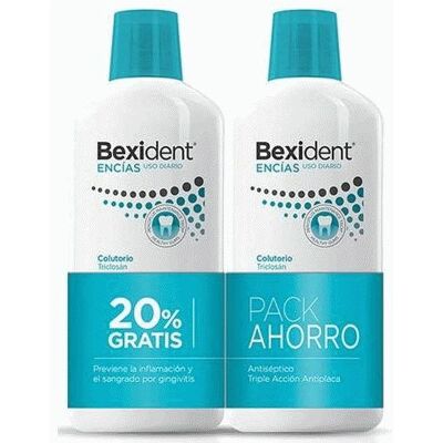 Enxaguante bucal Isdin Bexident 2x500ml - Gengivas saudáveis Enxaguante bucal Isdin Bexident 2x500ml - Gengivas saudáveis