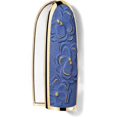 Guerlain Rouge G Blooming Denim Lip Case Joia Duplo Espelho Edição Limitada Guerlain Rouge G Blooming Denim Lip Case Joia Duplo Espelho Edição Limitada