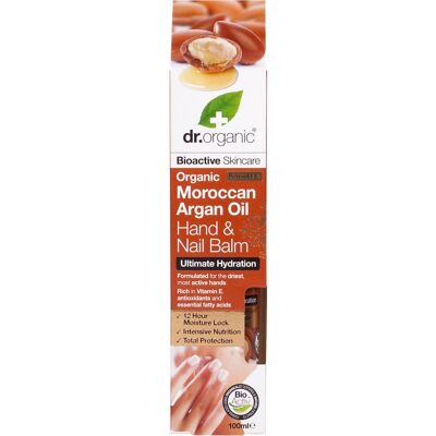 Dr Organic Moroccan Argan Oil Bálsamo Mãos e Unhas 100 ml Dr Organic Moroccan Argan Oil Bálsamo Mãos e Unhas 100 ml