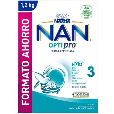 Nestlé Nan Optipro 3 Fórmula Infantil - 1200g Nestlé Nan Optipro 3 Fórmula Infantil - 1200g