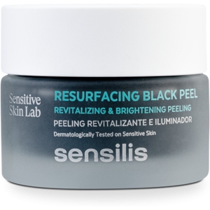 Modelo Sensilis Black Peel - Esfoliante facial para todos os tipos de pele Modelo Sensilis Black Peel - Esfoliante facial para todos os tipos de pele