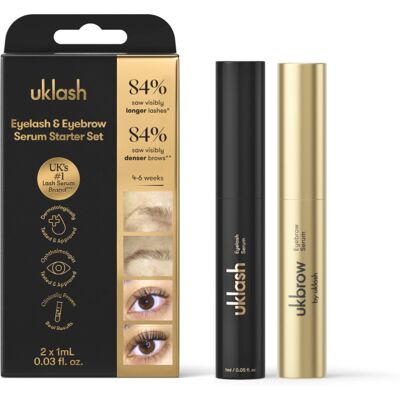 Uklash Set de Sérums Eyelash + Ukbrow Eyebrow Uklash Set de Sérums Eyelash + Ukbrow Eyebrow