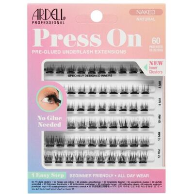 Ardell Press On Naked Natural Extensões de Pestanas Pré-coladas Ardell Press On Naked Natural Extensões de Pestanas Pré-coladas