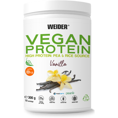 Weider Vegan Protein Suplemento alimentar em pó 300 gr Weider Vegan Protein Suplemento alimentar em pó 300 gr