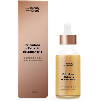 Beauty Drops Autobronzeador com Eritrulose + Extrato de Cenoura 60 ml Beauty Drops Autobronzeador com Eritrulose + Extrato de Cenoura 60 ml