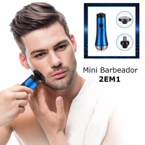 Mini Barbeador 2EM1 Recarregável