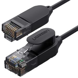 Ugreen Cabo patchcord Ethernet Ugreen RJ45 Cat 6A UTP 1000 Mbps 1 m preto (70332)