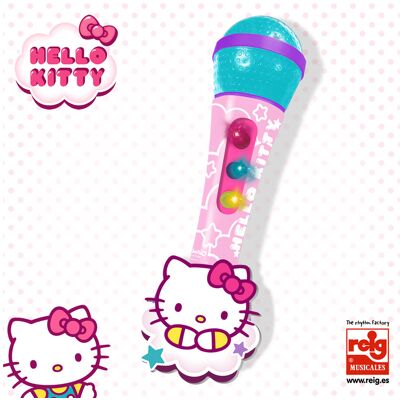 Microfone De Mão Hello Kitty Microfone De Mão Hello Kitty