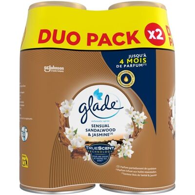 Ambientador Automatic Glade Recarga Sandalwood 2x269ml Ambientador Automatic Glade Recarga Sandalwood 2x269ml