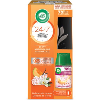 Airwick Ambientador Air Wick Freshmatic Difusor Delícias De Verão 250ml Airwick Ambientador Air Wick Freshmatic Difusor Delícias De Verão 250ml
