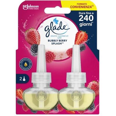 Ambientador Eléctrico Recarga Glade Bubbly Berry Splash 2x20ml Ambientador Eléctrico Recarga Glade Bubbly Berry Splash 2x20ml