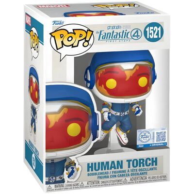 Figura Funko Pop Marvel: Ff- Human Torch Figura Funko Pop Marvel: Ff- Human Torch