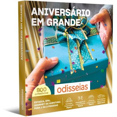 Entretenimento Odisseias - Aniversário Em Grande Entretenimento Odisseias - Aniversário Em Grande