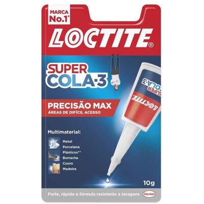 Super Cola 3 Loctite Tamanho Económico Expert 10g Super Cola 3 Loctite Tamanho Económico Expert 10g