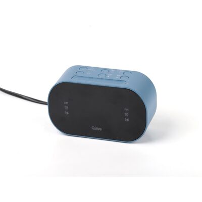 Radio Despertador Qilive Azul Q.1105 137612 Radio Despertador Qilive Azul Q.1105 137612