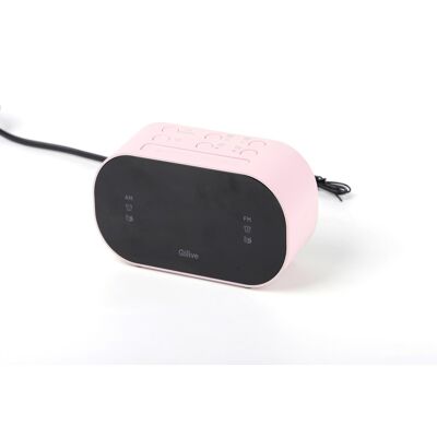 Radio Despertador Qilive Rosa Q.1105 Radio Despertador Qilive Rosa Q.1105